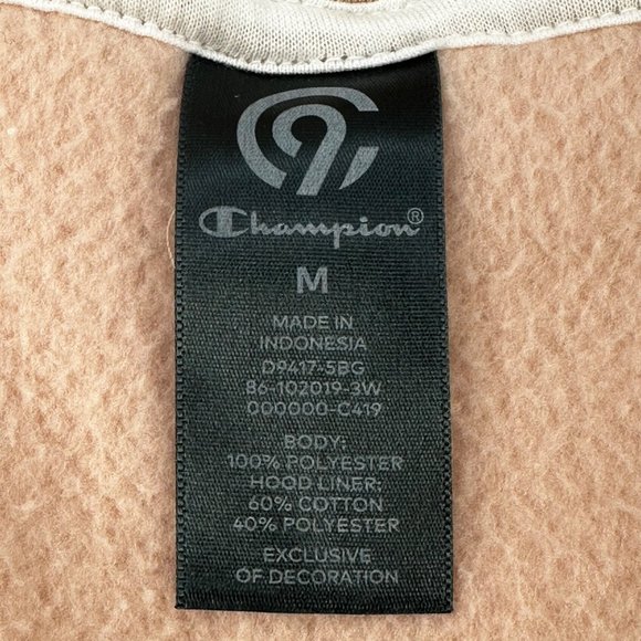 Champion C9 Women's Size Medium Jacket Hooded Sherpa Full Zip Closure Pink New - Picture 3 of 16